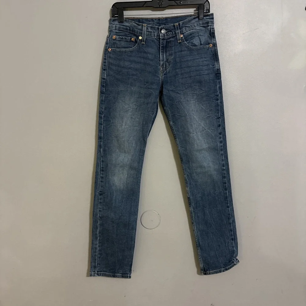 Levi's 511 Jeans Straight Blended Denim Pants 5-Pockets Men's W 28 L 32